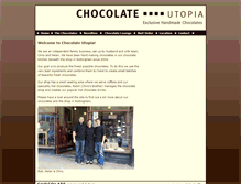 Tablet Screenshot of chocolate-utopia.co.uk